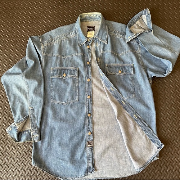 Versace Jeans Collection Other - Authentic Versace Men’s Denim Long-sleeve Shirt